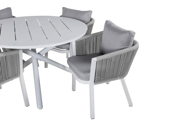 Alma & Virya matgrupp vit/grå Venture Home