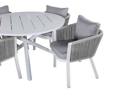 Alma & Virya matgrupp vit/grå Venture Home