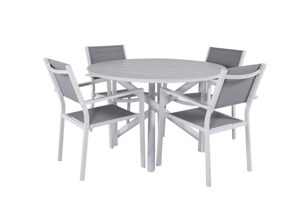 Alma & Copacabana matgrupp vit/grå Venture Home