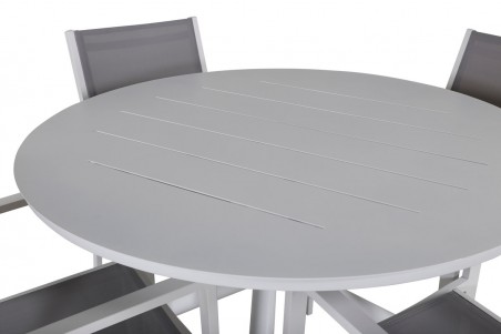Alma & Copacabana matgrupp vit/grå Venture Home