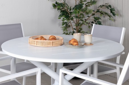 Alma & Copacabana matgrupp vit/grå Venture Home