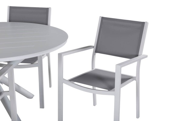 Alma & Copacabana matgrupp vit/grå Venture Home