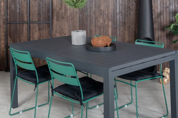 Marbella & Lina matgrupp svart/grön Venture Home