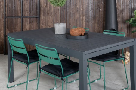Marbella & Lina matgrupp svart/grön Venture Home