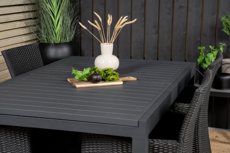 Marbella & Copacabana matgrupp svart Venture Home