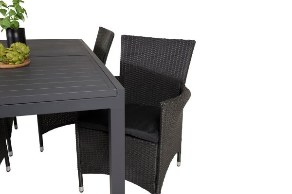 Marbella & Copacabana matgrupp svart Venture Home