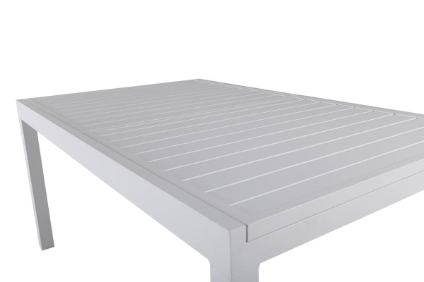 Marbella matbord 160/240x100x75 cm vit Venture Home