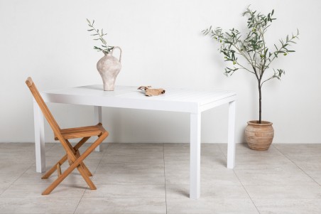 Marbella matbord 160/240x100x75 cm vit Venture Home