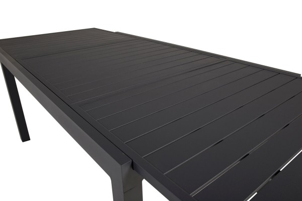 Marbella matbord 160/240x100x75 cm svart Venture Home