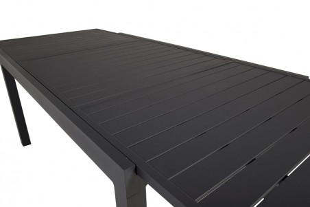 Marbella matbord 160/240x100x75 cm svart Venture Home