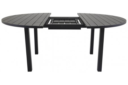 Marbella matbord Ø140 cm svart Venture Home