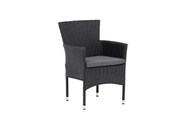 Malina matstol 2-pack svart Venture Home