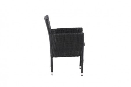 Malina matstol 2-pack svart Venture Home