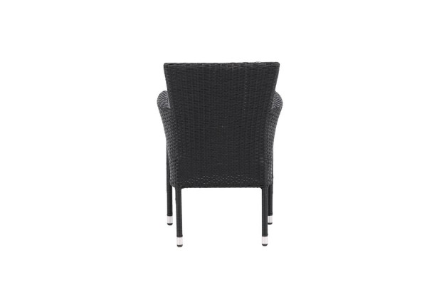 Malina matstol 2-pack svart Venture Home