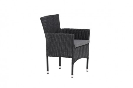 Malina matstol 2-pack svart Venture Home