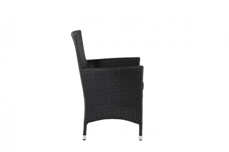 Malin matstol 2-pack svart Venture Home