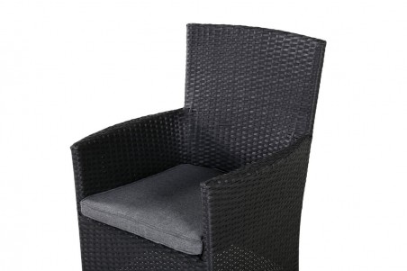 Malin matstol 2-pack svart Venture Home