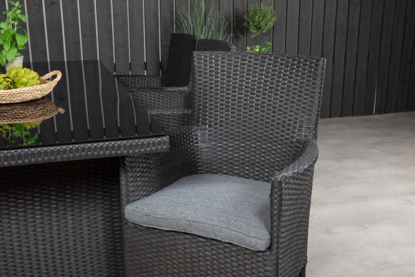 Malin matstol 2-pack svart Venture Home