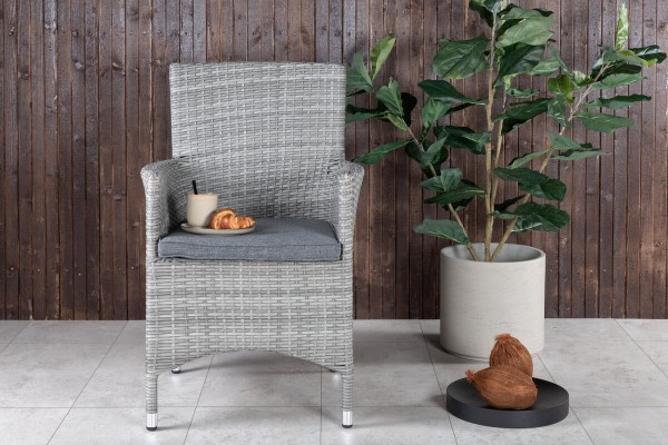 Malin matstol 2-pack grå Venture Home