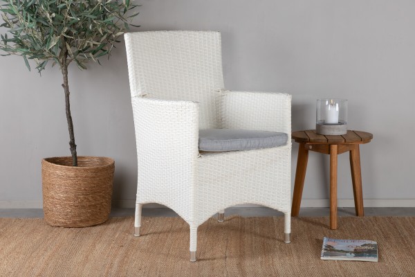 Malin matstol 2-pack vit Venture Home