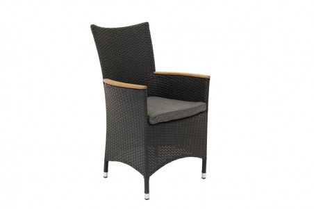 Malin matstol svart Venture Home