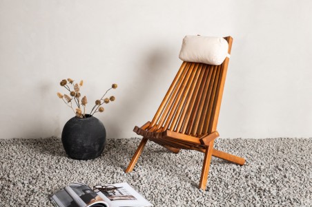 Asta loungefåtölj natur Venture Home
