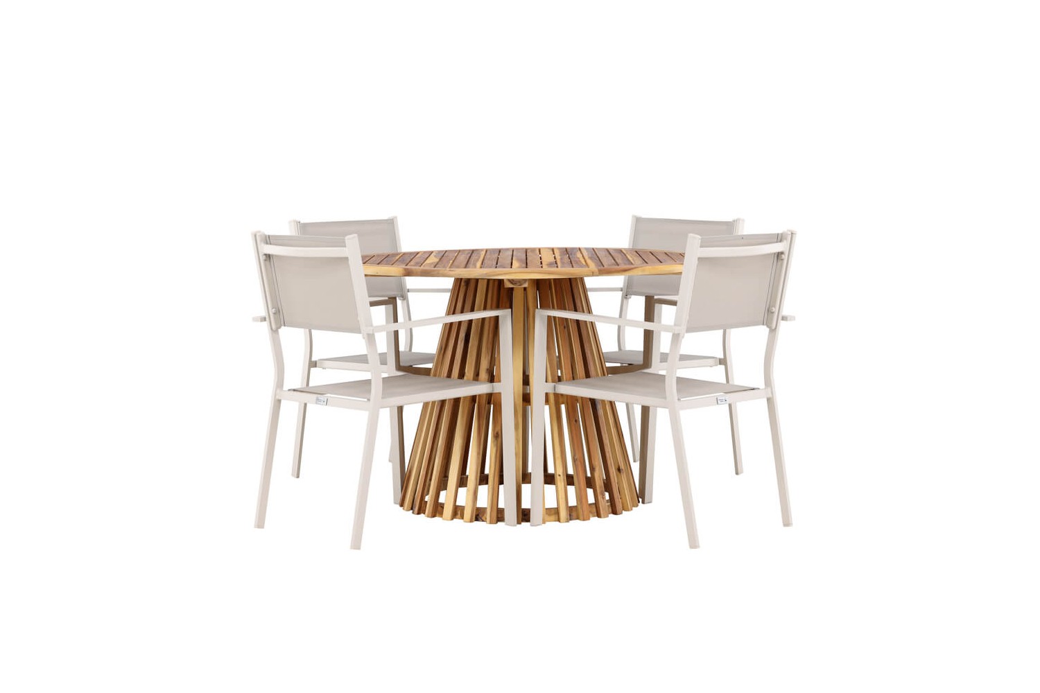 Lumpur & Copacabana rund matgrupp beige/natur Venture Home