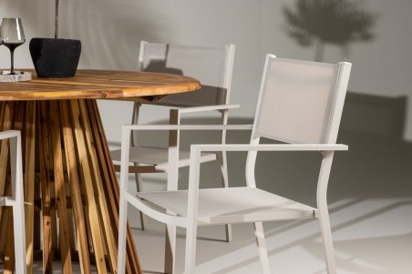 Lumpur & Copacabana rund matgrupp beige/natur Venture Home