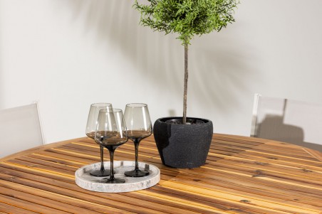 Lumpur & Copacabana rund matgrupp beige/natur Venture Home