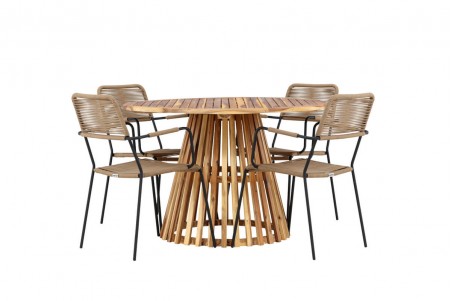 Lumpur & Lindos matgrupp brun/natur Venture Home