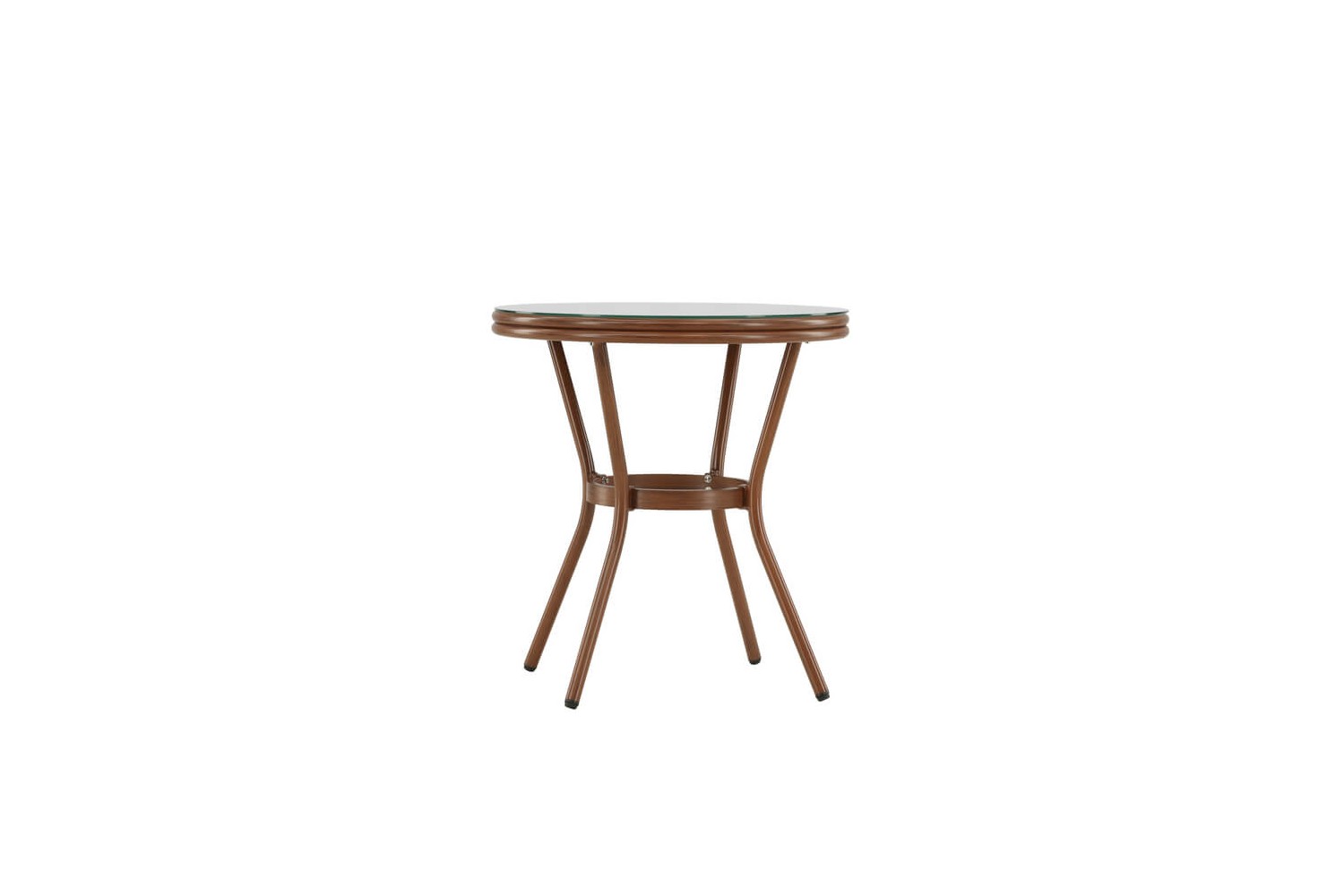 Loures cafébord Ø70 cm brun Venture Home
