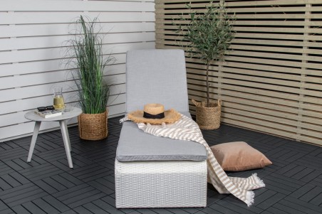 London solsäng vit Venture Home