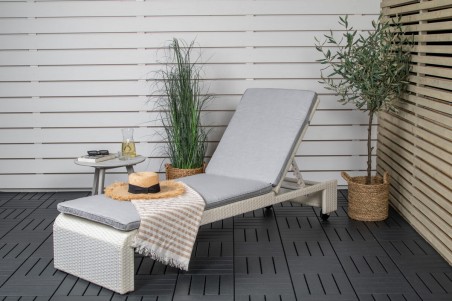 London solsäng vit Venture Home
