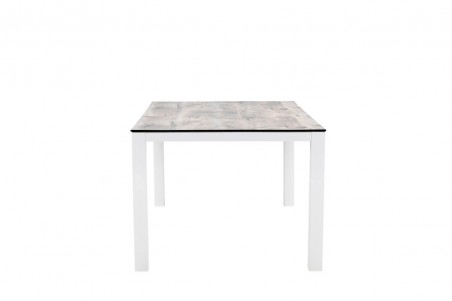 Llama matbord 205x100x75 cm grå/vit  Venture Home