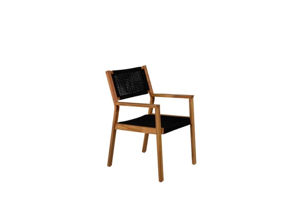 Little John matstol 2-pack natur/svart Venture Home