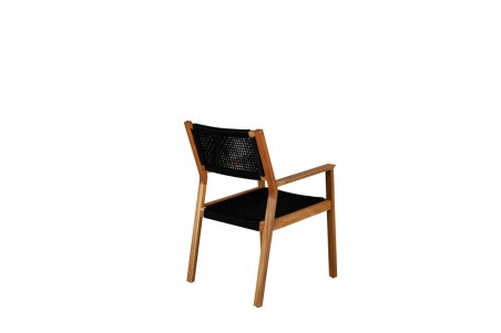 Little John matstol 2-pack natur/svart Venture Home