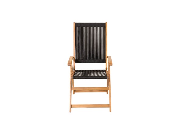 Little John matstol 2-pack svart/natur Venture Home