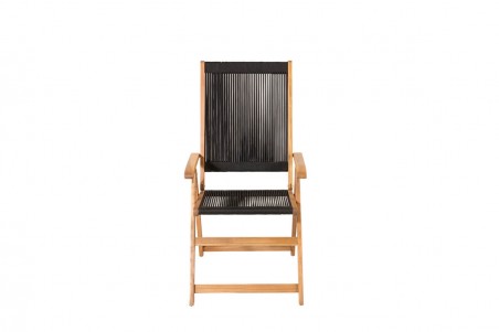 Little John matstol 2-pack svart/natur Venture Home