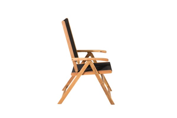 Little John matstol 2-pack svart/natur Venture Home