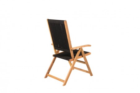 Little John matstol 2-pack svart/natur Venture Home
