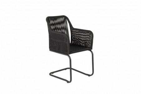 Lindos karmstol 2-pack svart/grå Venture Home