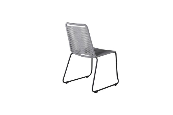 Lindos matstol 2-pack grå/svart Venture Home