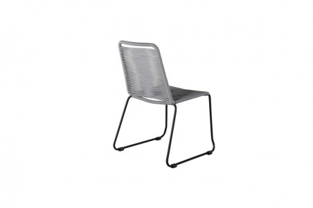 Lindos matstol 2-pack grå/svart Venture Home