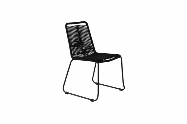 Lindos matstol 2-pack svart Venture Home