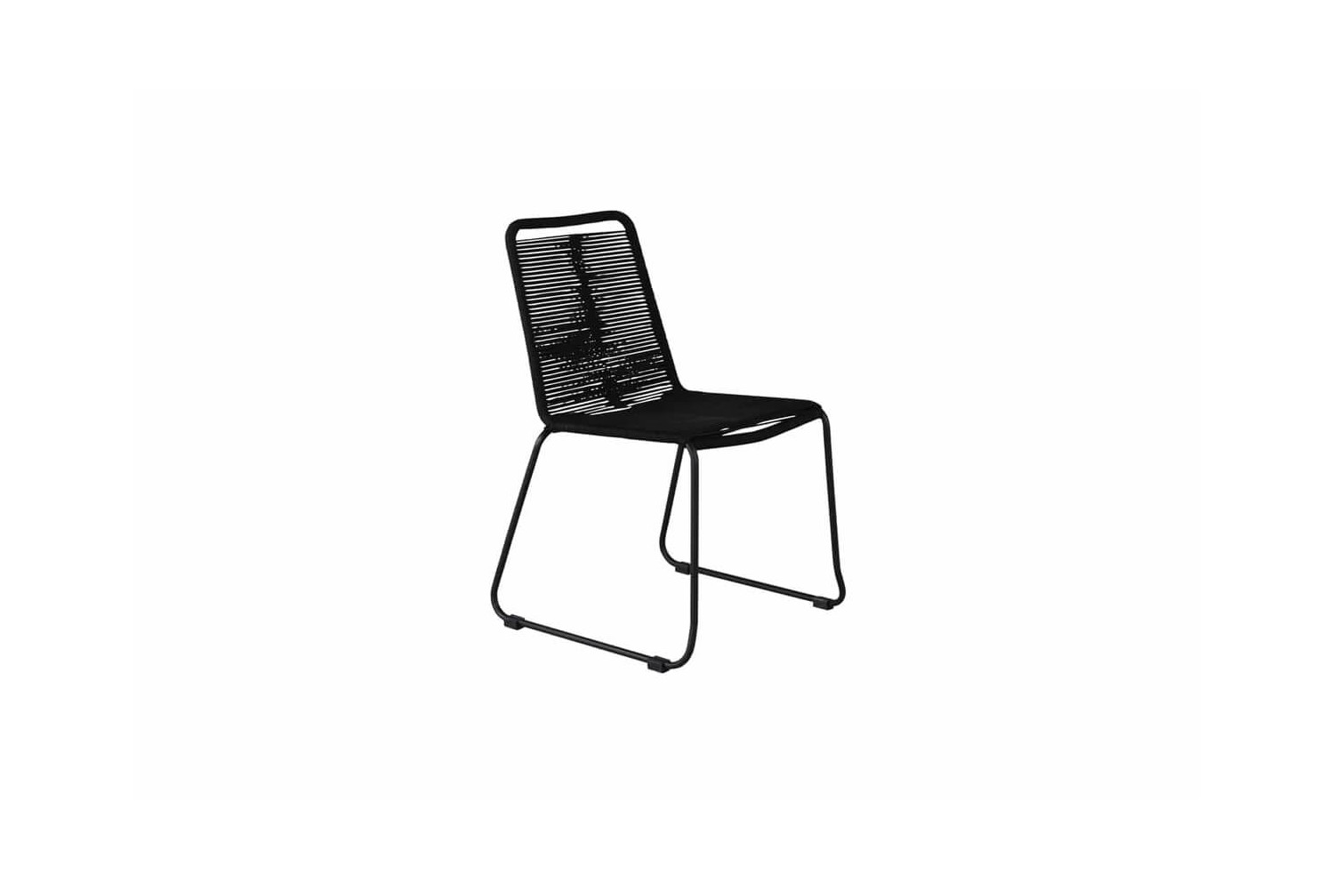 Lindos matstol 2-pack svart Venture Home