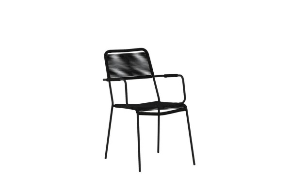 Lindos karmstol 2-pack svart Venture Home