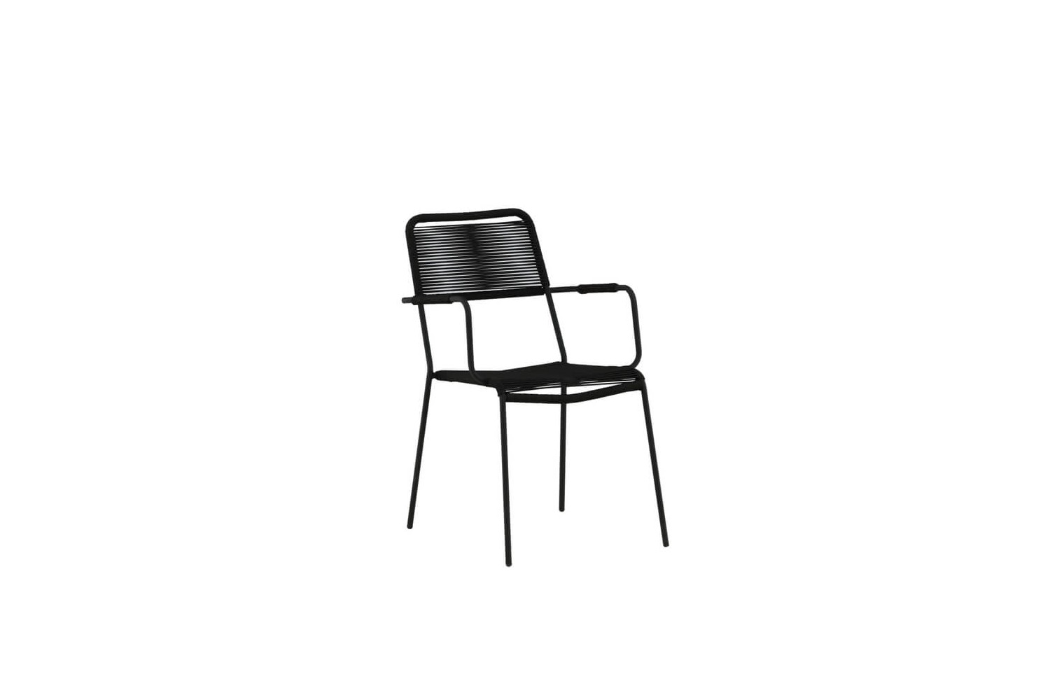 Lindos karmstol 2-pack svart Venture Home