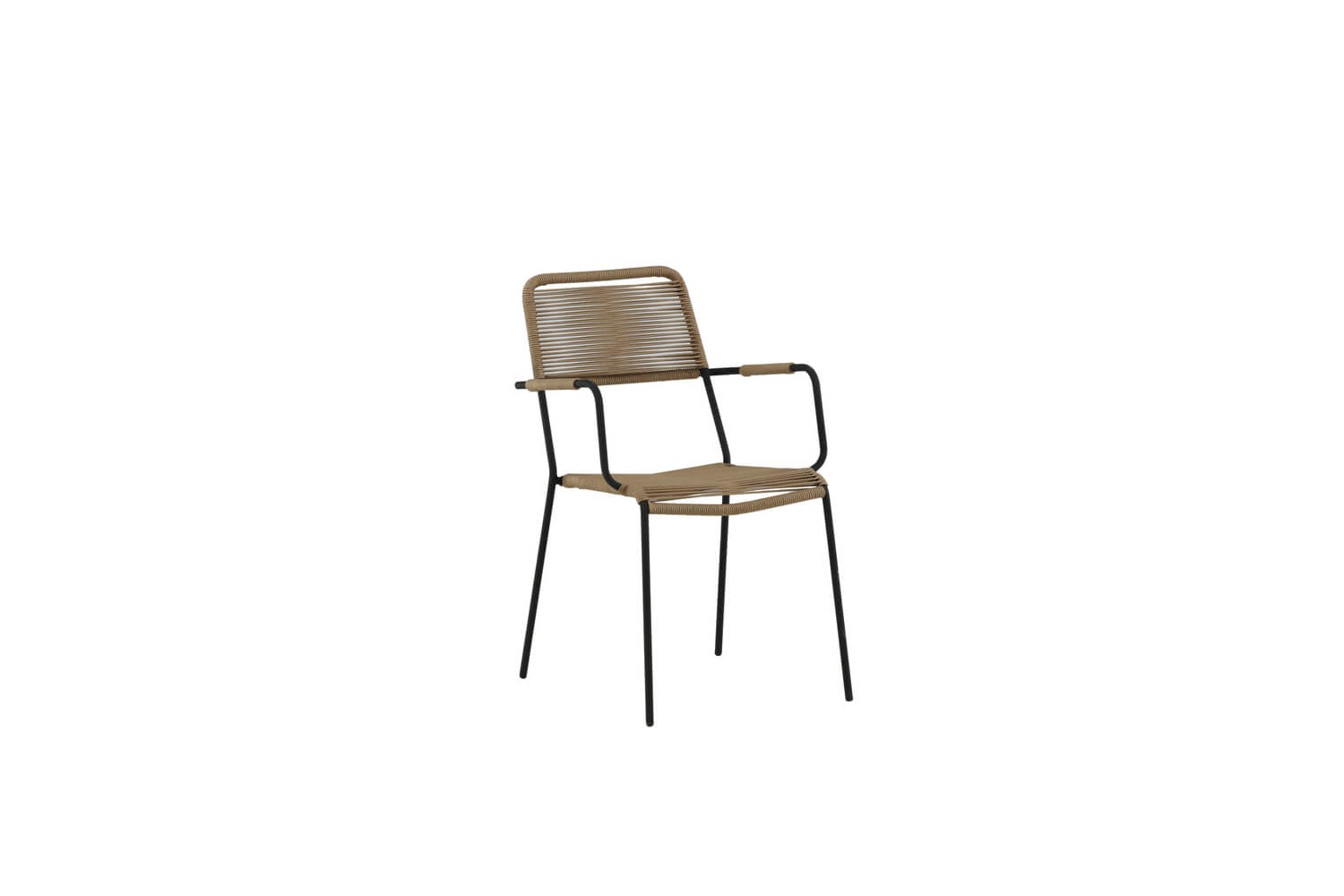 Lindos karmstol 2-pack brun/svart Venture Home