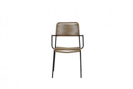 Lindos karmstol 2-pack brun/svart Venture Home