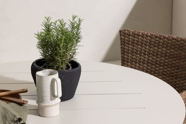 Lina & Malina rund matgrupp beige/natur Venture Home